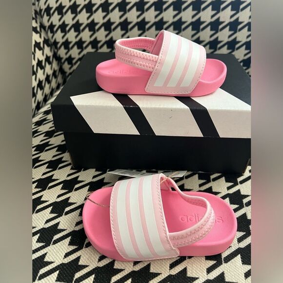 adidas Other - Adidas Adilette Estrap Toddler Swimming Slides- Size 5K